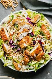 CRUNCHY CHICKEN AND CHICKEN SALAD