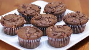 CHOCOLATE-BANANA MUFFINS